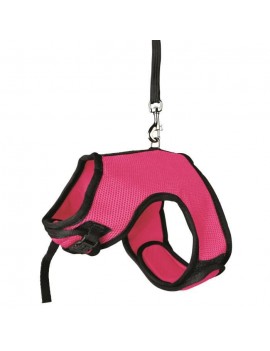 Soft harness with leash -...