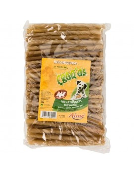 100 Twisted chew sticks of...