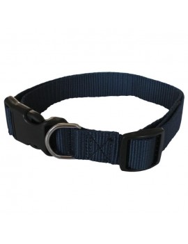 Classic blue nylon collar -...
