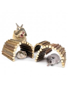 Wooden shelter for rodents